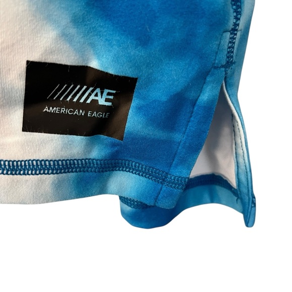 AE ACTIVE FLEX Blue and White Tie-Dye Men's Shirt Size XL - Picture 4 of 4